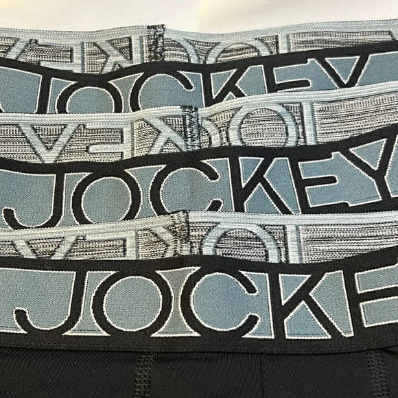 Men's ActiveMicro Midway Boxer Briefs Underwear Black in SIZE LARGE - 3 PAIRS - Picture 8 of 9